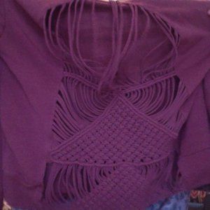 carbon 38 macrame hoodie